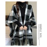 ストール風コート ポンチョ ストール | WITCH | 詳細画像14 