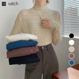 縦リブ編みニットトップス | WITCH | 詳細画像1