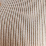 マタニティラウンドネック前ボタンリブニットトップス | WITCH | 詳細画像5 