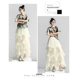 アシンメトリーフリルティアードチュールスカート | WITCH | 詳細画像15 