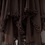 アシンメトリーフリルティアードチュールスカート | WITCH | 詳細画像5 