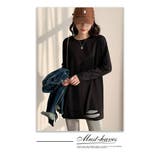 裾ダメージロングTシャツ 長袖 | WITCH | 詳細画像8 