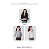 サテン風シャツブラウス Vネックトップス | WITCH | 詳細画像6 