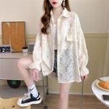 アイボリー | ジャガードシアーカーディガン レディース | WITCH