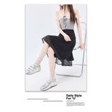 春夏 新作 裾レース サテンフレアミニスカート | WITCH | 詳細画像19 