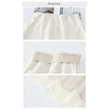 春夏 新作 裾レース サテンフレアミニスカート | WITCH | 詳細画像6 