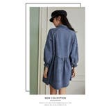 ハートボタンフレアデニムシャツワンピース | WITCH | 詳細画像12