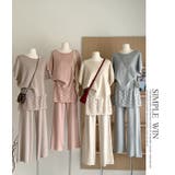 ニットセットアップ スカートレイヤードドルマンスリーブトップス感度の高いワントー… | WITCH | 詳細画像12 