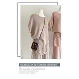 ニットセットアップ スカートレイヤードドルマンスリーブトップス感度の高いワントー… | WITCH | 詳細画像14 