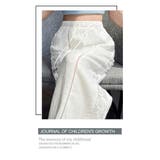 春夏新作棉麻素材フラワーレースラインワイドパンツ | WITCH | 詳細画像10 