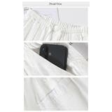 春夏新作棉麻素材フラワーレースラインワイドパンツ | WITCH | 詳細画像4 