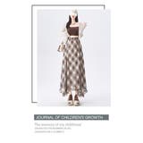 チェック柄ボリュウームシフォンマーメイドスカート | WITCH | 詳細画像15 