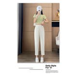 着痩せ体型カバーサルエルパンツ | WITCH | 詳細画像17 