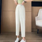 ライトベージュ | 着痩せ体型カバーサルエルパンツ | WITCH