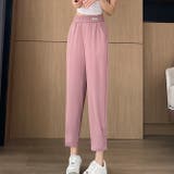 ピンク | 着痩せ体型カバーサルエルパンツ | WITCH