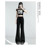 キラキララメが可愛いスウェット パンツ セミフレア ワイドパンツ | WITCH | 詳細画像16 