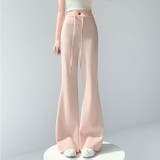 ピンク | キラキララメが可愛いスウェット パンツ セミフレア ワイドパンツ | WITCH