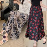 花柄プリンツフレアスカート | WITCH | 詳細画像1 