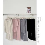 大人シンプル2点セットゆったりとしたVネックトップス+ワイドパンツ | WITCH | 詳細画像11 