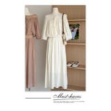 2点セットオフショルダーレース切替トップス+フレアロングスカート | WITCH | 詳細画像10 