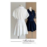 春夏新作2点セットティアードシャツ+ギャザースカート | WITCH | 詳細画像11 