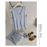 リネン風ノースリーブセットアップ | WITCH | 詳細画像13 