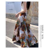 花柄プリーツスカートロング マキシ丈 | WITCH | 詳細画像16 