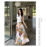 花柄プリーツスカートロング マキシ丈 | WITCH | 詳細画像19 