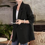 ブラック | 後ろスリット テーラードジャケット | WITCH