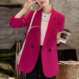 ホットピンク | 後ろスリット テーラードジャケット | WITCH