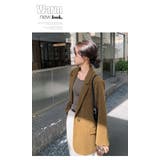 バックスリット & メタルアクセント付きコーデュロイブレザー | WITCH | 詳細画像9 