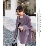 バックスリット & メタルアクセント付きコーデュロイブレザー | WITCH | 詳細画像16 