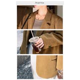 バックスリット & メタルアクセント付きコーデュロイブレザー | WITCH | 詳細画像6 