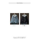 パールデザイン フード付き デニムジャケット | WITCH | 詳細画像6 