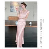 サテンパーティードレスロングスカート | WITCH | 詳細画像13 