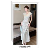 サテンパーティードレスロングスカート | WITCH | 詳細画像19 