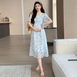 マタニティワンピース袖フリル | WITCH | 詳細画像2 