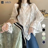 フラワージャガードシアーシャツ | WITCH | 詳細画像1 