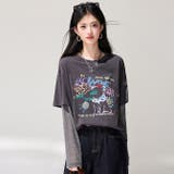大人上品袖キラキラ切替トップス | WITCH | 詳細画像11 