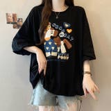 かわいいプリント半袖カジュアルTシャツ | WITCH | 詳細画像7