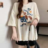 かわいいプリント半袖カジュアルTシャツ | WITCH | 詳細画像2