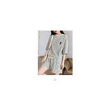 ボーダー柄半袖Tシャツ&ショートパンツセットアップ | WITCH | 詳細画像7
