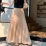 軽やかなシアーに細やかな折り目が特徴のロング丈プリーツスカート | WITCH | 詳細画像9 