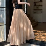 軽やかなシアーに細やかな折り目が特徴のロング丈プリーツスカート | WITCH | 詳細画像11 