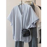 ターンバック袖ルーズフィットスキッパーブラウス | WITCH | 詳細画像9 