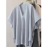 ターンバック袖ルーズフィットスキッパーブラウス | WITCH | 詳細画像10 