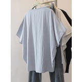 ターンバック袖ルーズフィットスキッパーブラウス | WITCH | 詳細画像11 