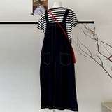 デニムサロペットスカート大人可愛いエプロン風デザイン | WITCH | 詳細画像3
