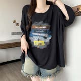 イトハウスの看板風プリントゆったり半袖Tシャツ | WITCH | 詳細画像16