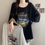 イトハウスの看板風プリントゆったり半袖Tシャツ | WITCH | 詳細画像18